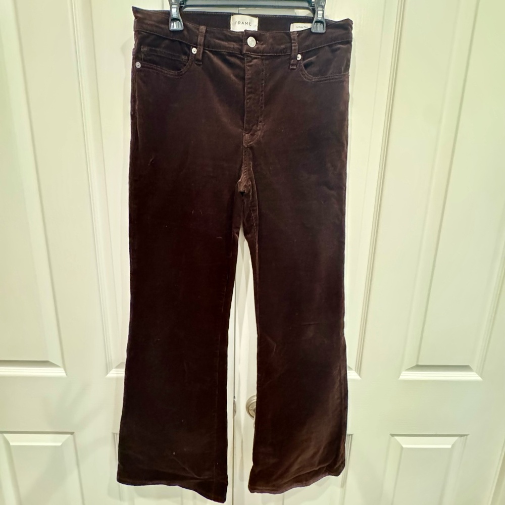 Frame Le Easy Flare Corduroy Flare  (Espresso)